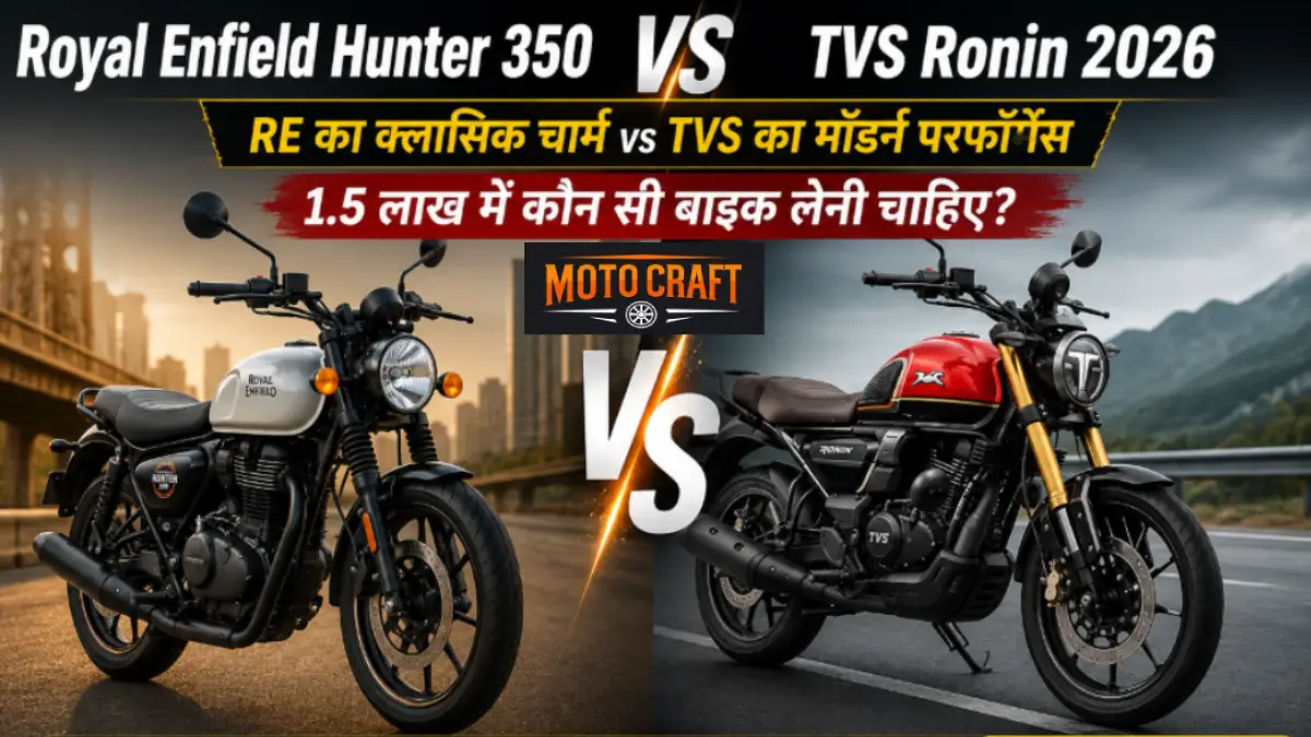 Royal Enfield Hunter 350 vs TVS Ronin 2026